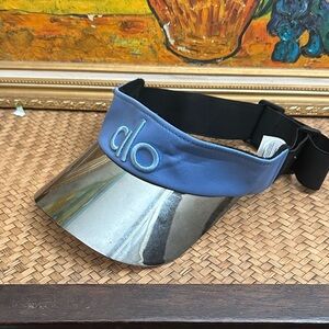 ALO Yoga Blue Reflective Visor